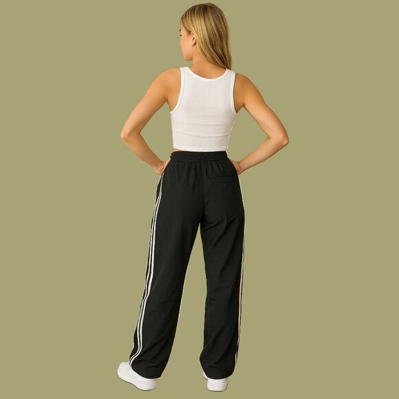 Adidas Originals Black 3-Stripes Track Pants Women’s XS | Athleisure Y2K - Picture 2 of 11